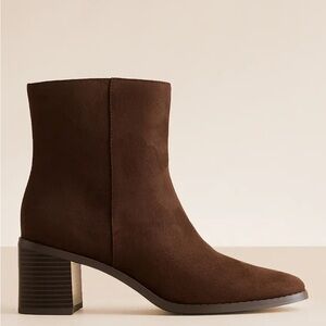 MIA Chocolate Brown Ankle Booties